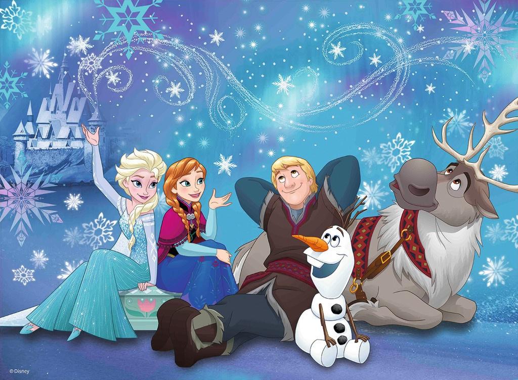 Ravensburger Puzzle - Frozen - Eiszauber, 100 Teile