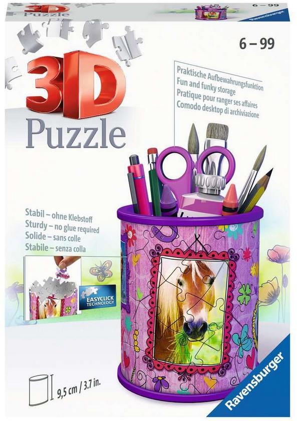Ravensburger Puzzle - 3D Puzzle-Organizer - Utensilo Pferde