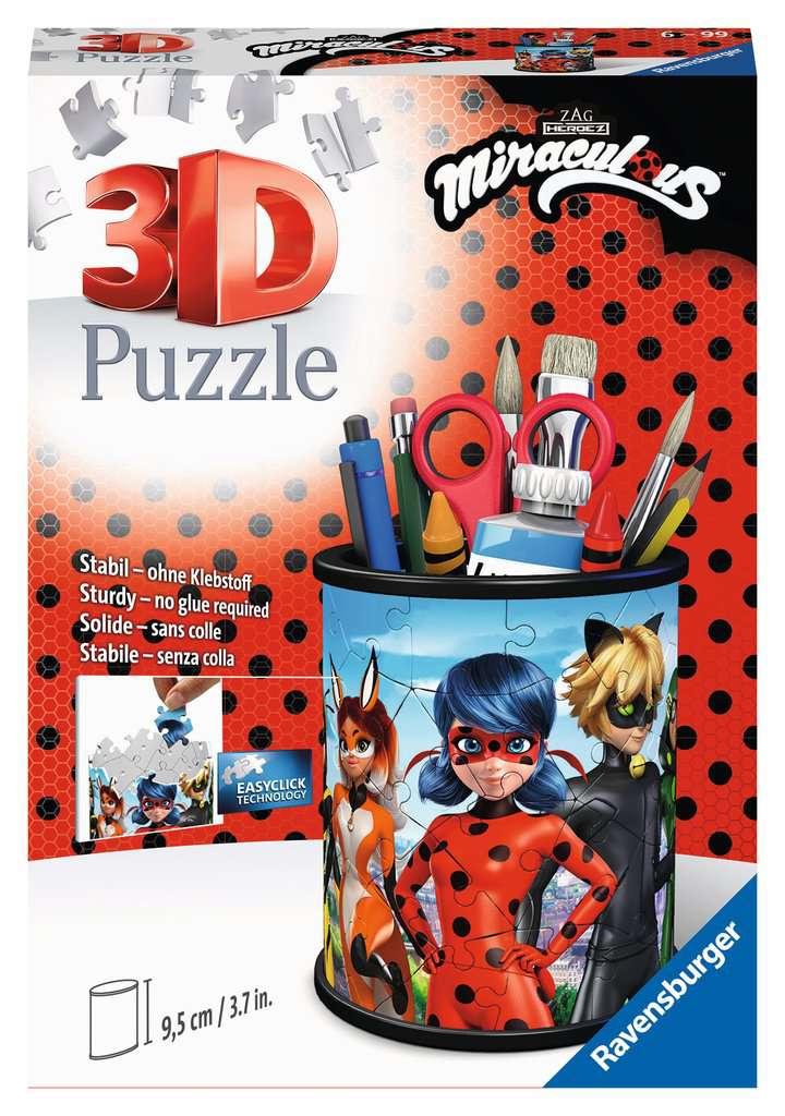 Ravensburger Puzzle - 3D Puzzles - Utensilo Miraculous - 54 Teile