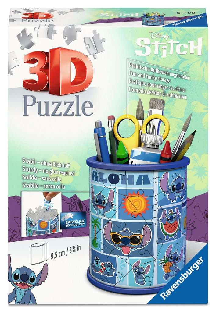 Ravensburger Puzzle - 3D Puzzle Stiftehalter Disney Stitch
