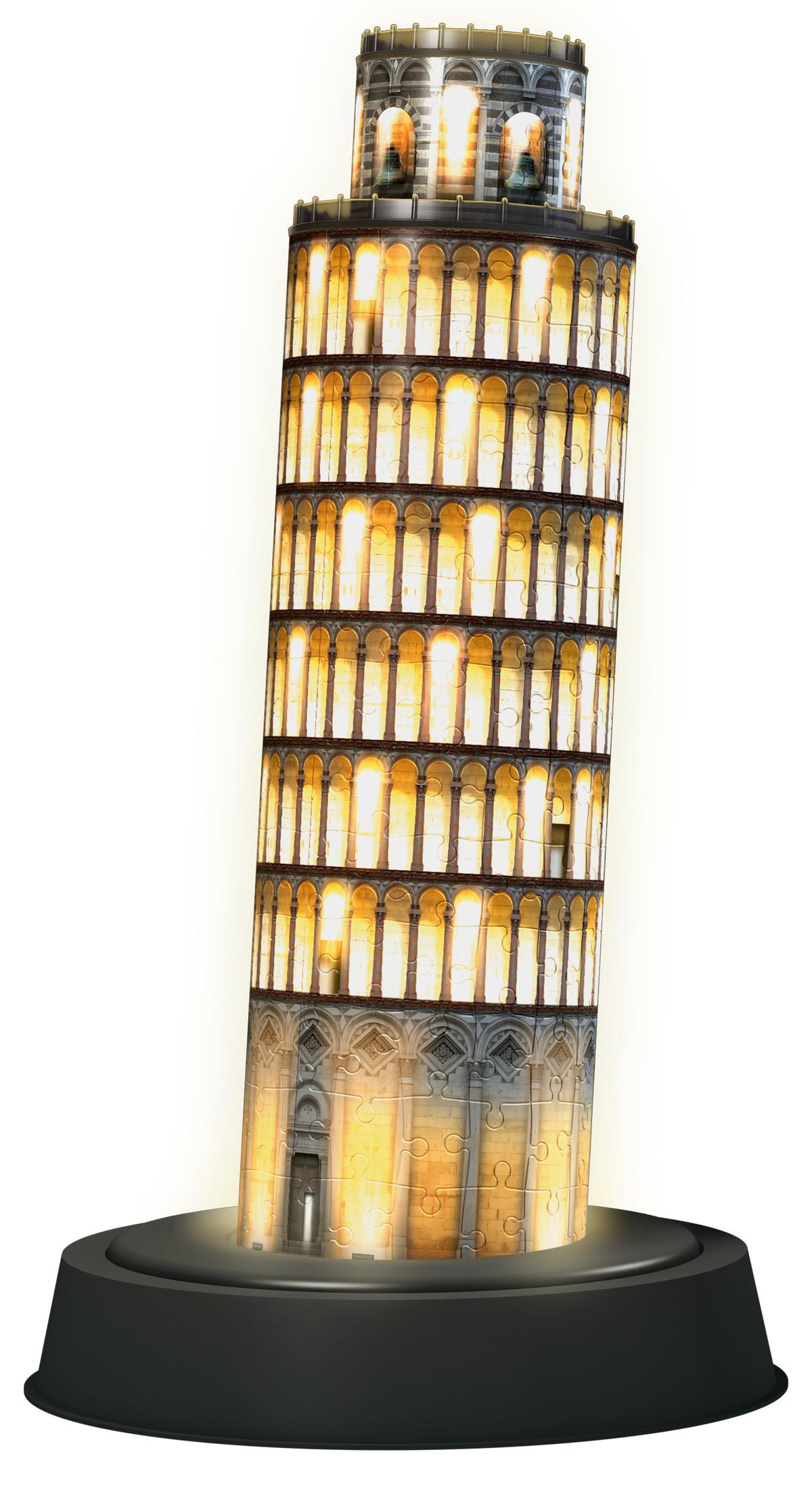 Produktbild Ravensburger Puzzle - 3D Puzzles - Schiefer Turm von Pisa bei Nacht, 216 Teile 2 von 3
