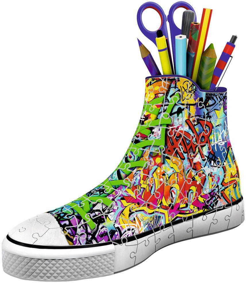 Produktbild Ravensburger Puzzle - 3D Puzzles - Sneaker Graffiti Style, 108 Teile 2 von 2