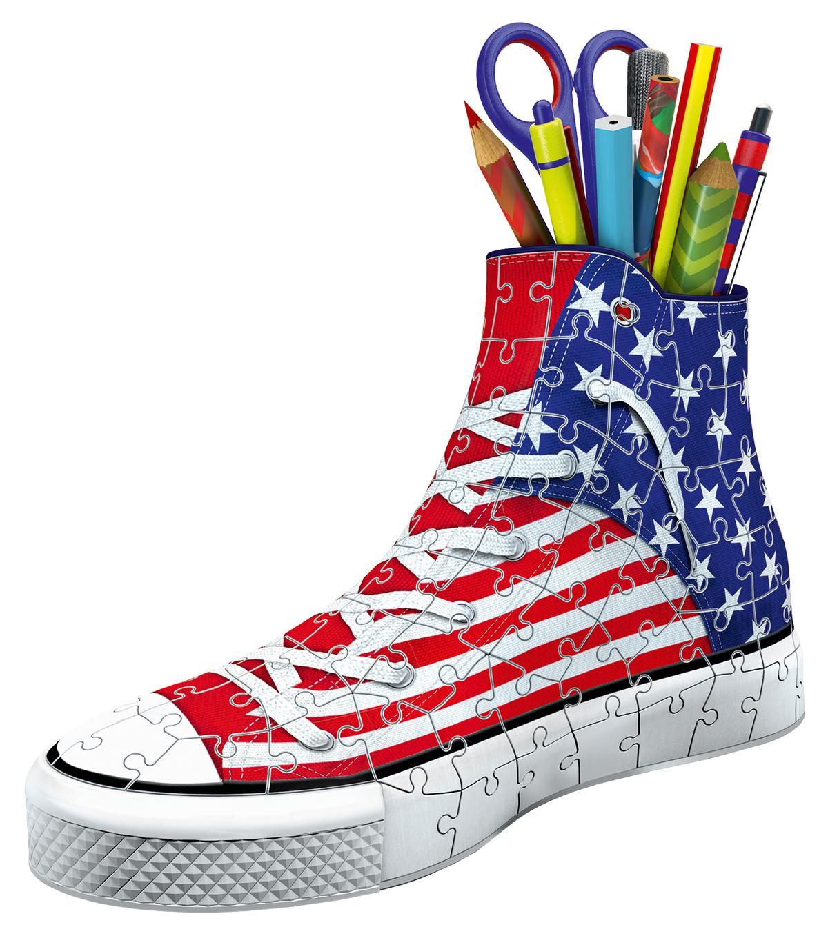Ravensburger Puzzle - 3D Puzzles - Sneaker, 108 Teile