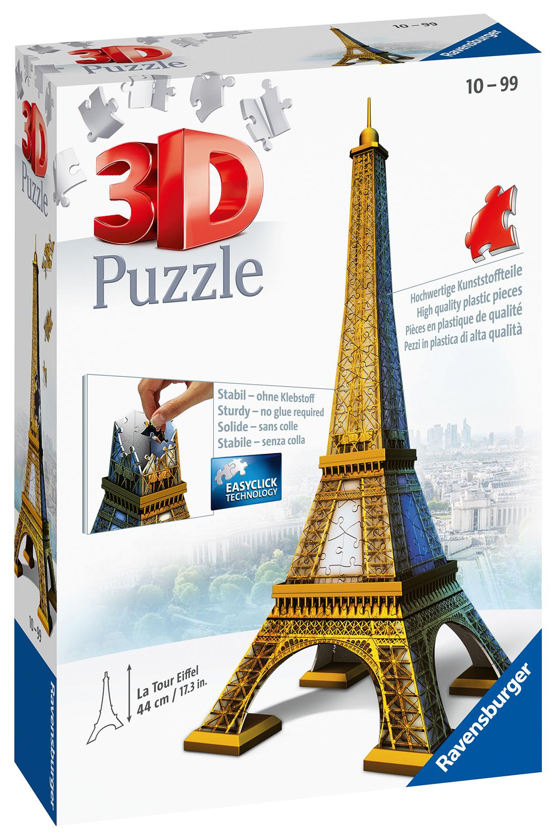 Ravensburger Puzzle - 3D-Puzzle - Eiffelturm, 216 Teile