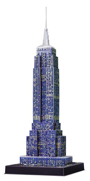 Produktbild Ravensburger Puzzle - 3D Vision Puzzle - Empire State Building bei Nacht, 216 Teile 7 von 15