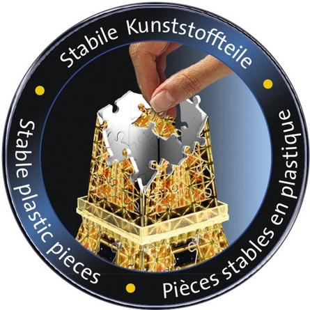 Produktbild Ravensburger Puzzle - 3D-Puzzle - Eiffelturm bei Nacht, 216 Teile 3 von 7