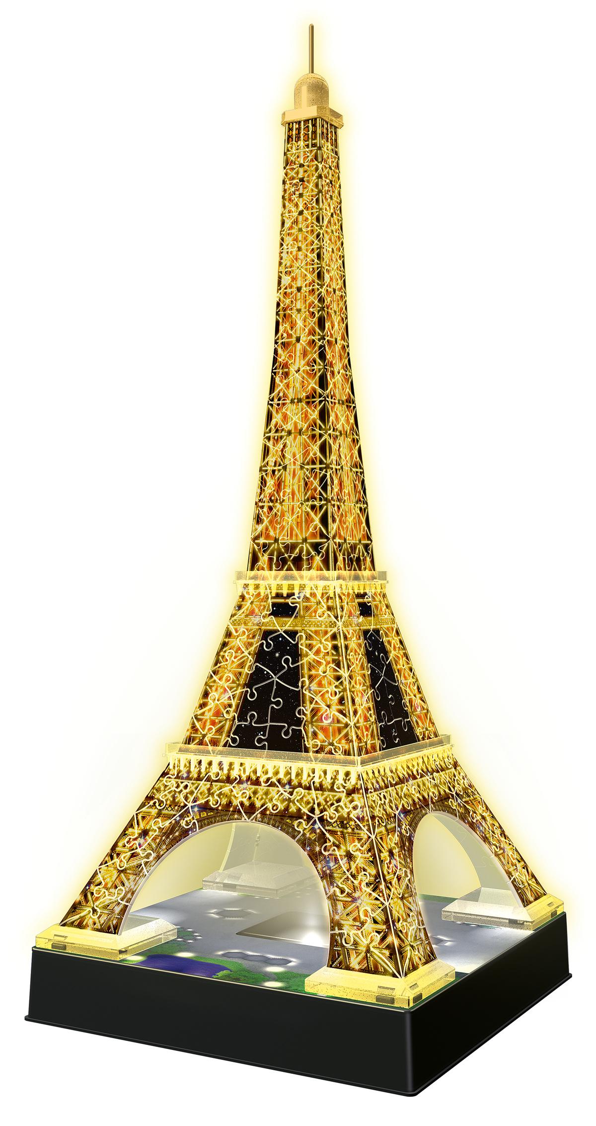 Produktbild Ravensburger Puzzle - 3D-Puzzle - Eiffelturm bei Nacht, 216 Teile 6 von 7
