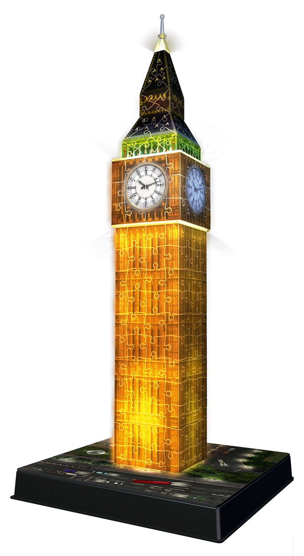 Produktbild Ravensburger Puzzle - 3D Puzzle - Big Ben bei Nacht, 216 Teile 2 von 3
