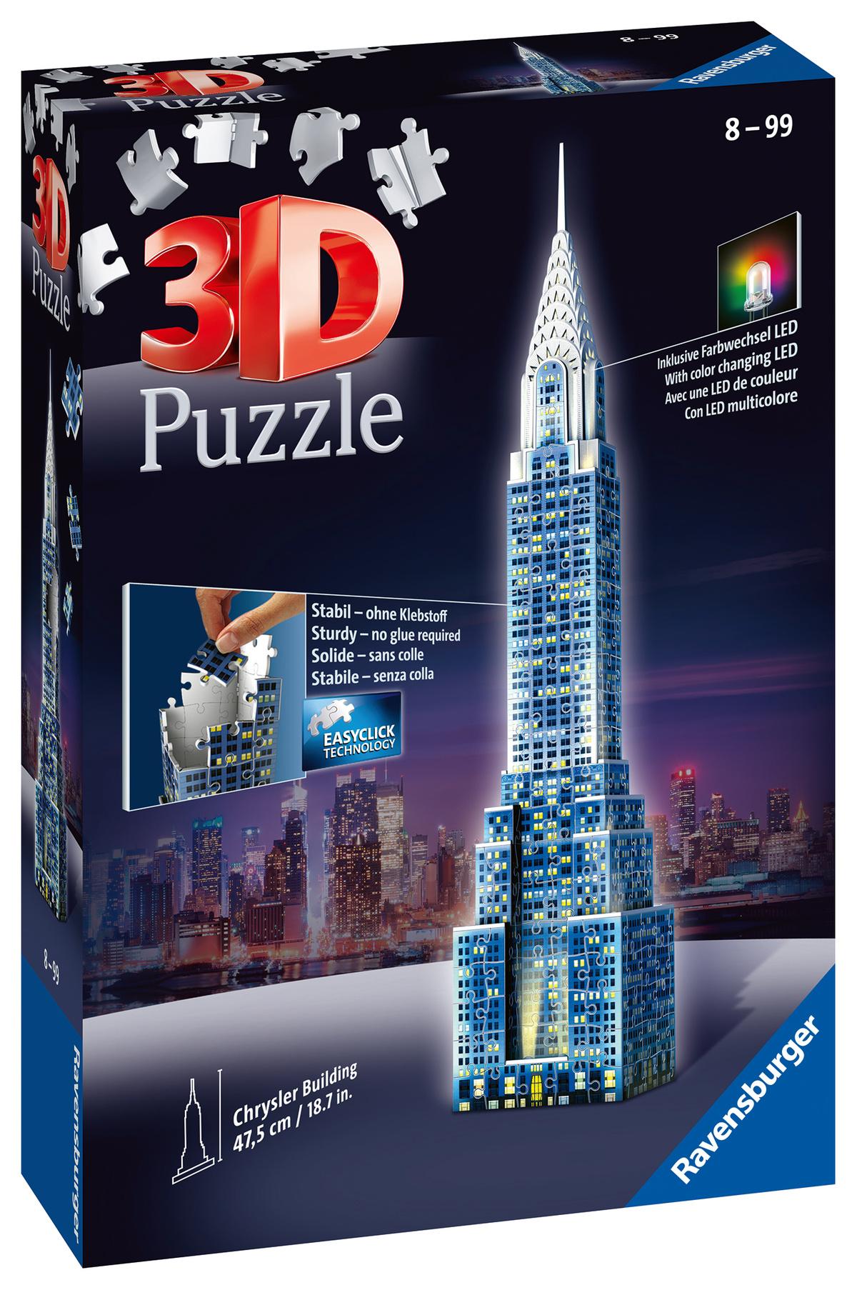 Ravensburger Puzzle - 3D-Puzzle - Chrysler Building, 216 Teile