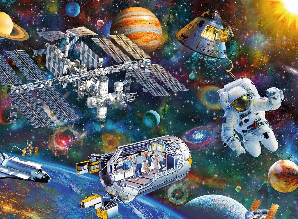 Produktbild Ravensburger Puzzle - Expedition Weltraum, 200 XXL Teile 2 von 2