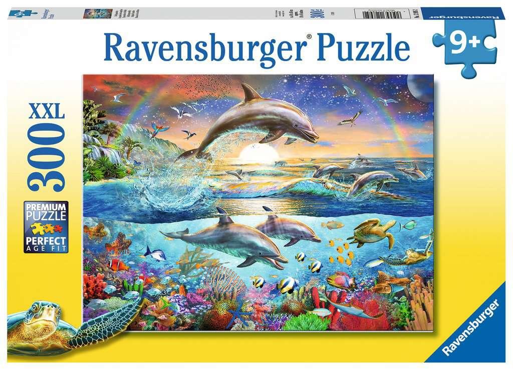 Ravensburger Puzzle - Delfinparadies, 300 XXL Teile