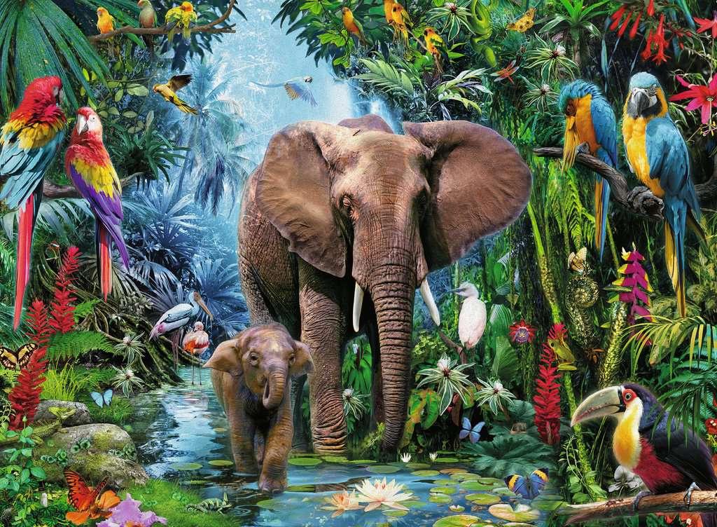 Produktbild Ravensburger Puzzle - Dschungelelefanten, 150 XXL Teile 2 von 2