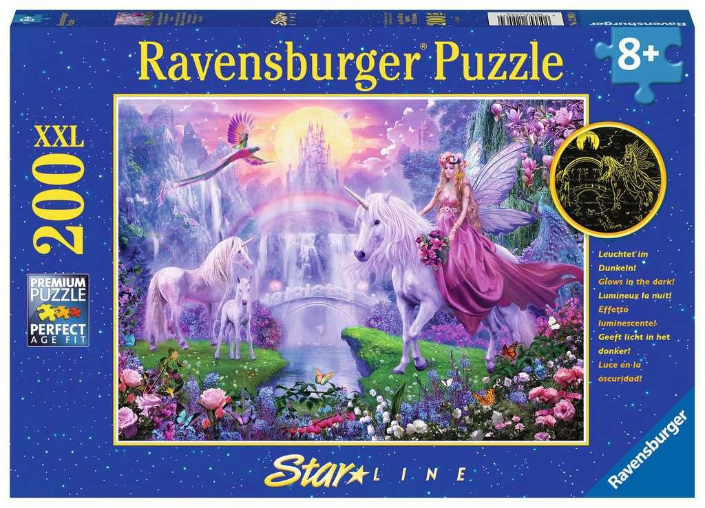 Ravensburger Puzzle - Magische Einhornnacht, 200 XXL-Teile