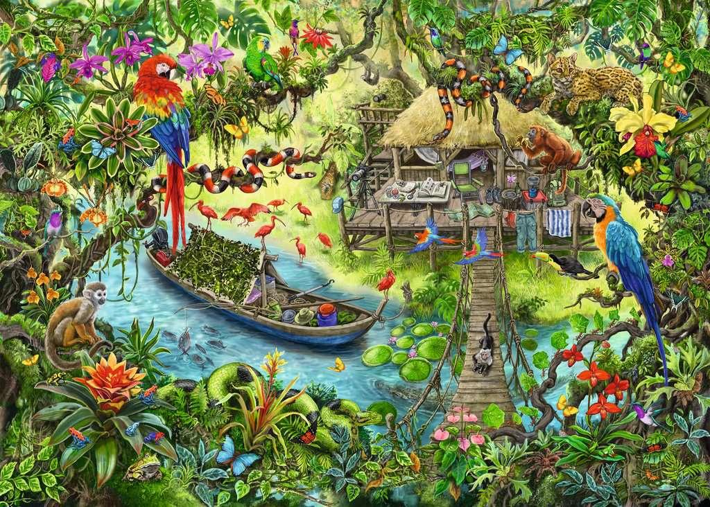 Produktbild Ravensburger Puzzle - EXIT Puzzle Kids Die Dschungelexpedition, 368 Teile 2 von 4
