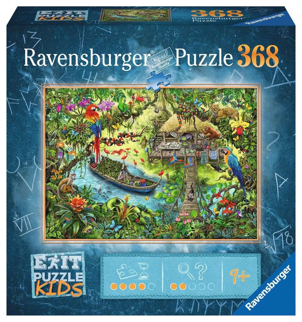 Ravensburger Puzzle - EXIT Puzzle Kids Die Dschungelexpedition, 368 Teile