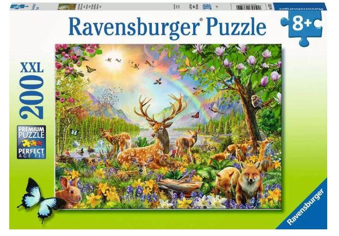 Ravensburger Puzzle - Anmutige Hirschfamilie, 200 Teile