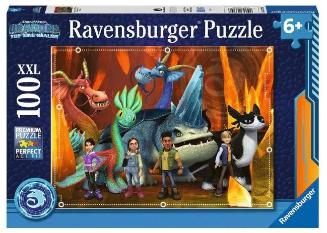 Ravensburger Puzzle - Dragons: Die 9 Welten - 100 Teile