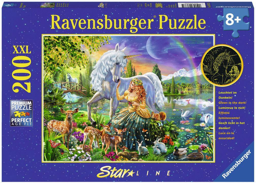Ravensburger Puzzle - Leuchtpuzzle - Magische Feennacht, 200 Teile
