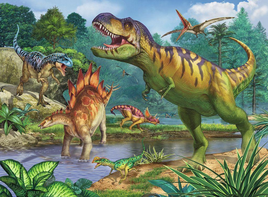 Produktbild Ravensburger Puzzle - Welt der Dinosaurier, 100 Teile XXL 3 von 3