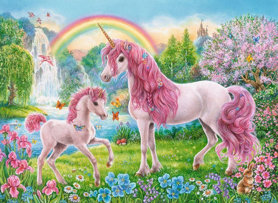 Produktbild Ravensburger Puzzle - Magische Einhörner, 100 Teile XXL 2 von 3