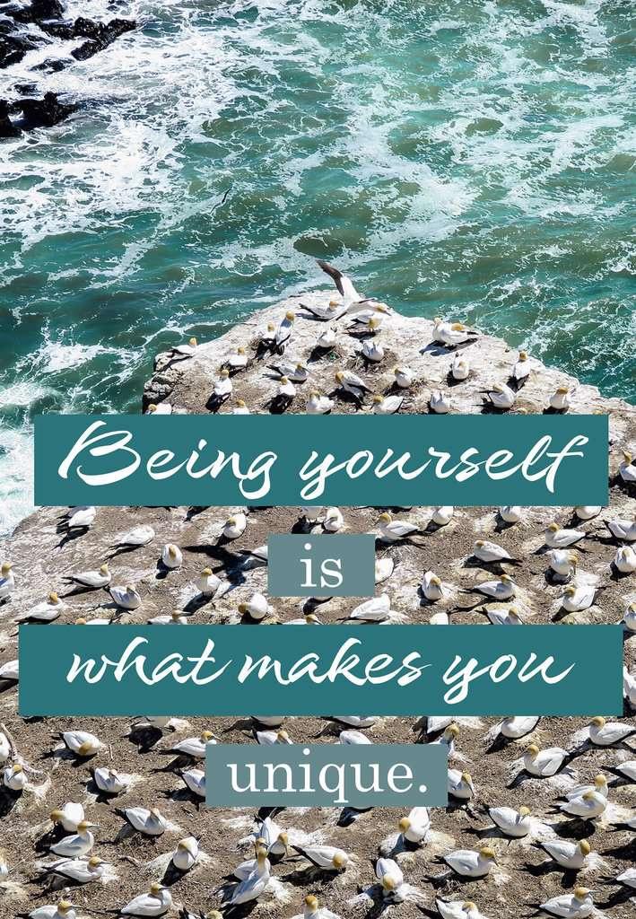 Produktbild Ravensburger Puzzle - Beeing yourself is what makes you unique - Peace by Piece 99 Teile 2 von 2