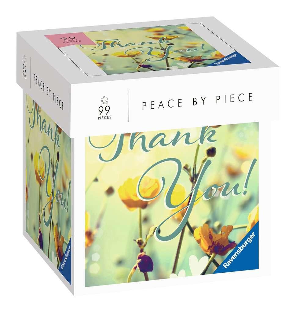 Ravensburger Puzzle - hank you - Peace by Piece 99 Teile