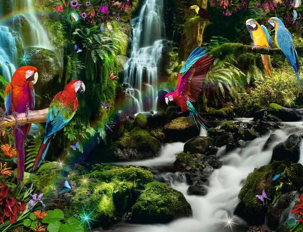 Produktbild Ravensburger Puzzle - Bunte Papageien im Dschungel - 2000 Teile 2 von 2