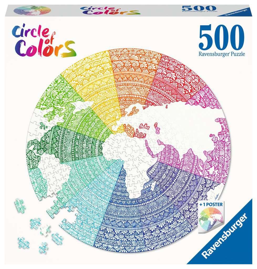 Ravensburger Puzzle - Circle of Colors - Mandala 500 Teile Puzzle