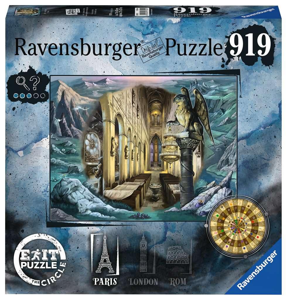 Ravensburger Puzzle - EXIT Puzzle – Exit The Circle in Paris - Escape Room Puzzle mit 919 Teilen