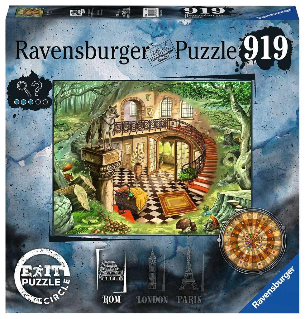 Ravensburger Puzzle - EXIT Puzzle – Exit The Circle in Rom - Escape Room Puzzle mit 919 Teilen