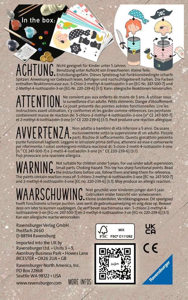 Produktbild Ravensburger Beschäftigung - EcoCreate 18130 - Pirates – Kinder ab 6 Jahren 2 von 13
