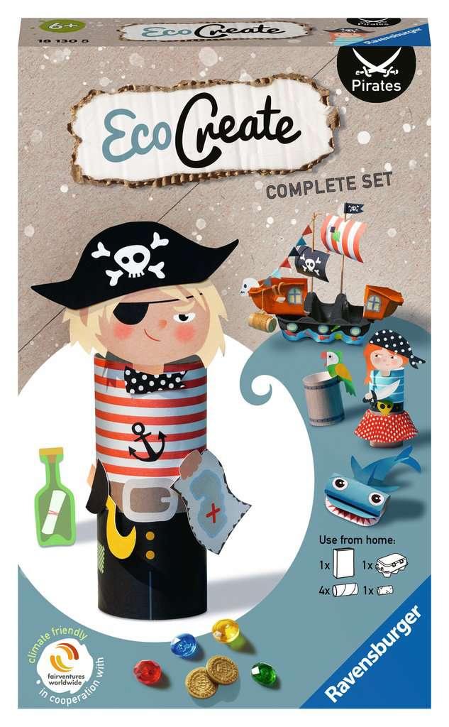 Ravensburger Beschäftigung - EcoCreate 18130 - Pirates – Kinder ab 6 Jahren