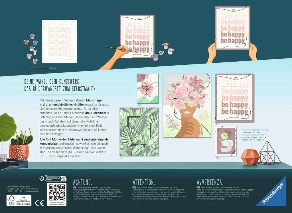 Produktbild Ravensburger Beschäftigung - Malen nach Zahlen 20236 – Bilderwand-Set – ab 12 Jahren 2 von 7