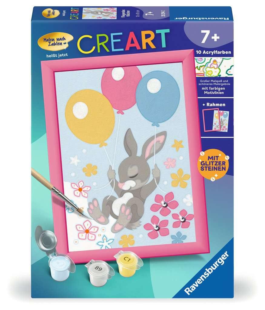 Produktbild Ravensburger Beschäftigung - CreArt - Malen nach Zahlen  20294 - Fliegendes Häschen - Kinder ab 7 Jahren 2 von 4