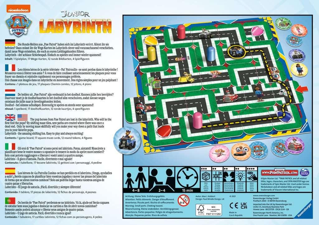 Produktbild Ravensburger Spiel - Paw Patrol Junior Labyrinth, das bekannte Brettspiel von Ravensburger als Junior Version 5 von 6