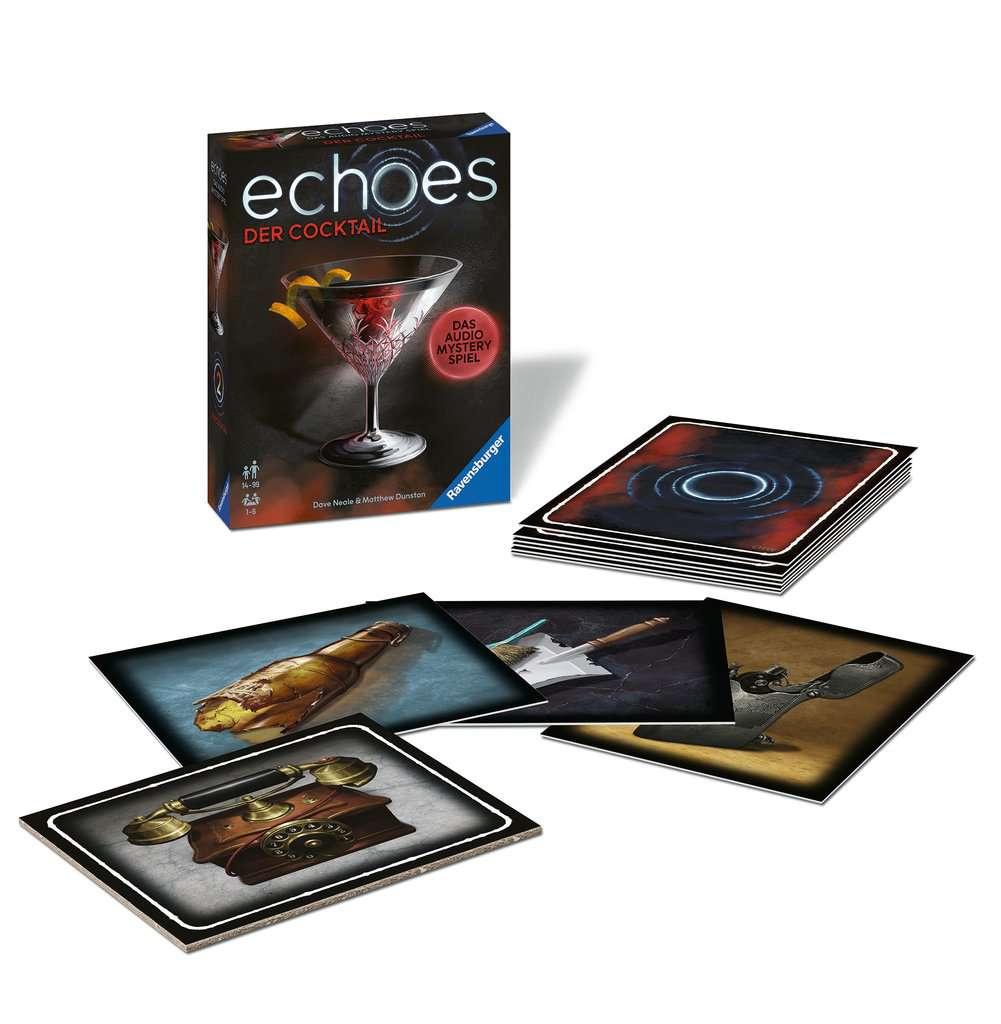 Produktbild Ravensburger Spiel - echoes Der Cocktail - Audio Mystery Spiel ab 14 Jahren, für 1-6 Spieler, Spielereihe 3 von 3