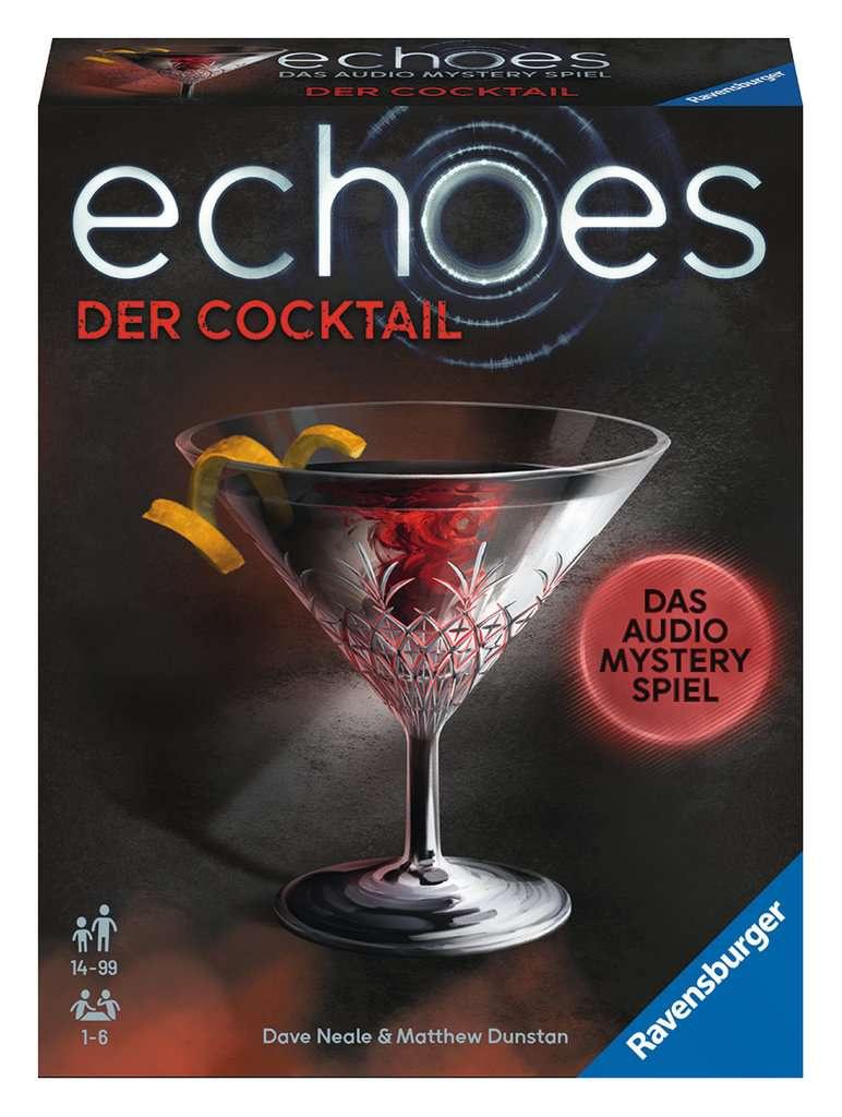 Ravensburger Spiel - echoes Der Cocktail - Audio Mystery Spiel ab 14 Jahren, für 1-6 Spieler, Spielereihe