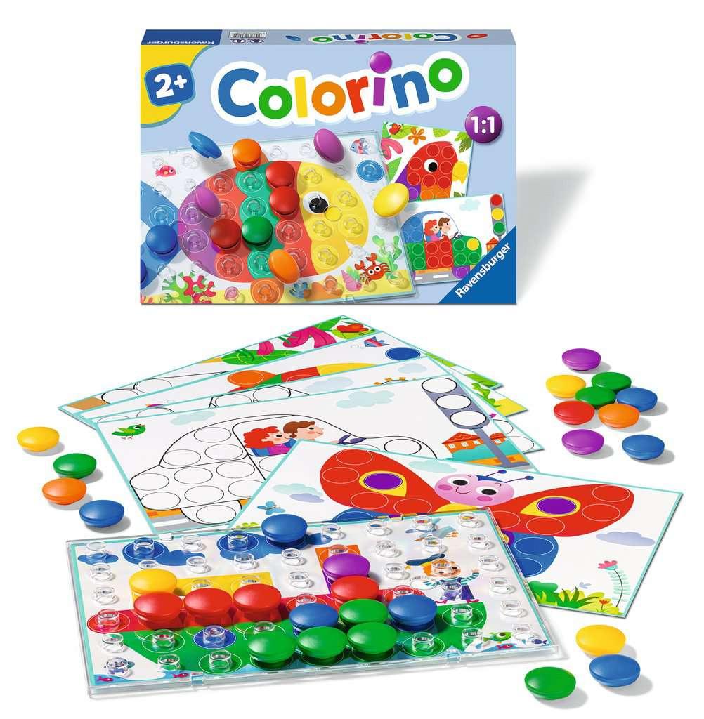 Produktbild Ravensburger Spiel - Colorino - Kinderspiel zum Farbenlernen, Mosaik Steckspiel, Spielzeug ab 2 Jahre 2 von 6