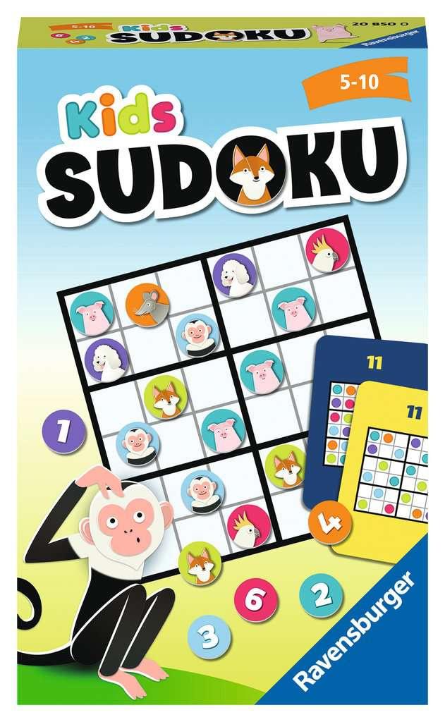 Ravensburger Spiel - Kids Sudoku - Logikspiel für ein Kind von 5 bis 10 Jahren