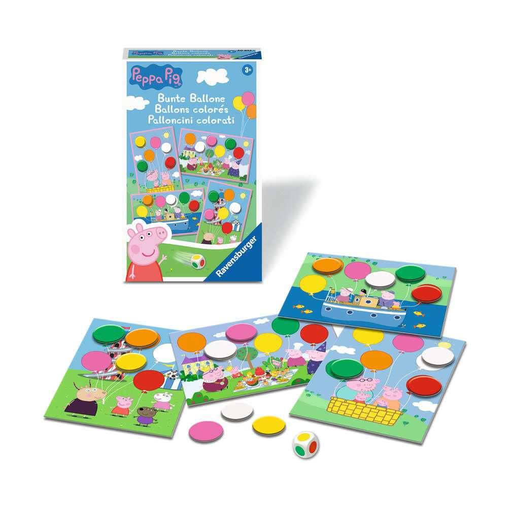 Produktbild Ravensburger Spiel - Peppa Pig Bunte Ballone – Lustiges Farbwürfelspiel für Kinder ab 3 Jahren 3 von 3
