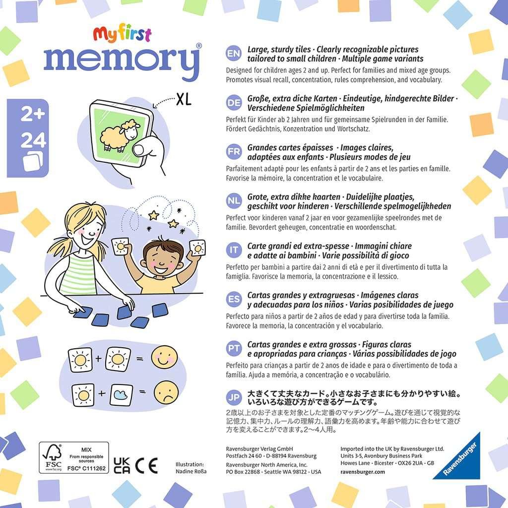 Produktbild Ravensburger Spiel - My first memory® Meine Lieblingssachen, Merk- und Suchspiel mit extra großen Bildkarten 2 von 2
