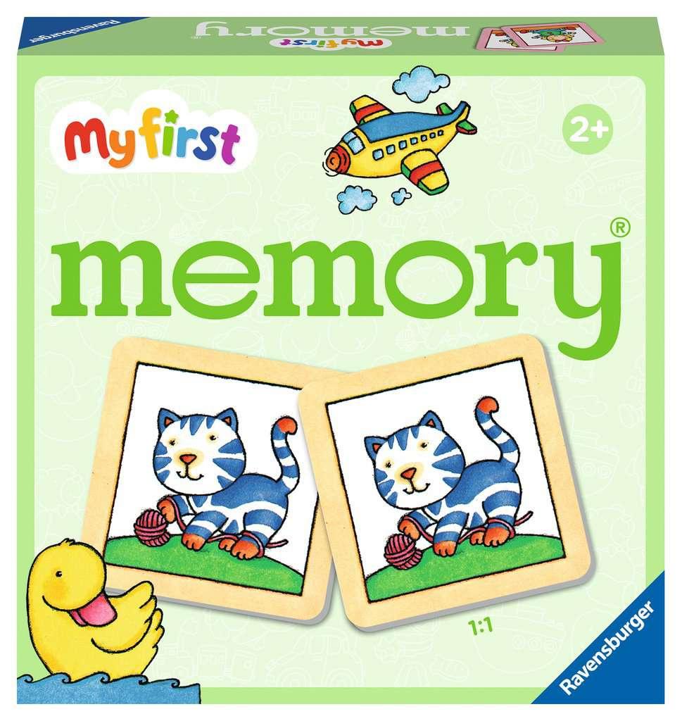 Ravensburger Spiel - My first memory® Meine Lieblingssachen, Merk- und Suchspiel mit extra großen Bildkarten