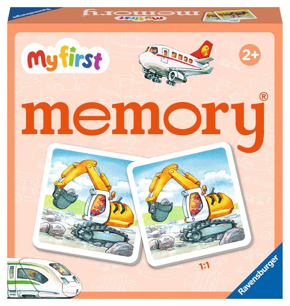 Ravensburger Spiel - My first memory® Fahrzeuge, Merk- und Suchspiel mit extra großen Bildkarten für Kinder ab 2 Jahren