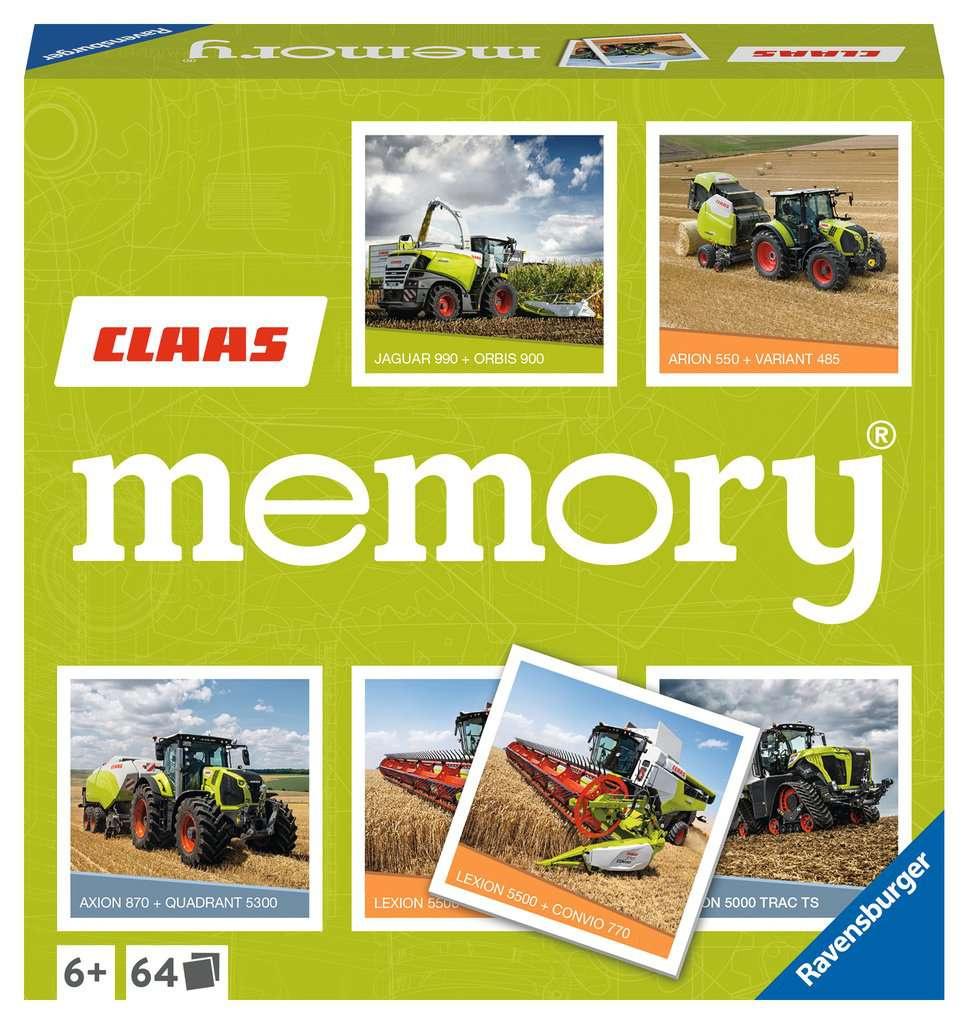 Ravensburger Spiel - CLAAS memory® - der Spieleklassiker für alle Landmaschinen Fans