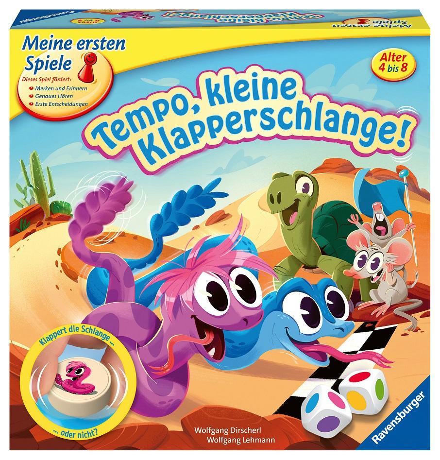 Ravensburger Spiel - Tempo, kleine Klapperschlange! - das lustige Brettspiel