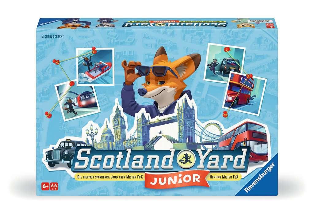 Ravensburger Spiel - Scotland Yard Junior, Brettspiel für 2-4 Spieler