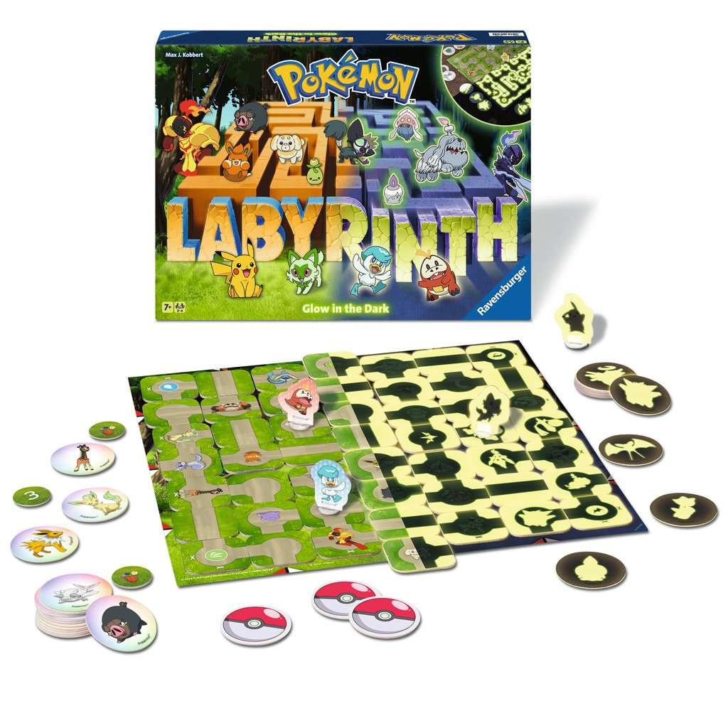 Produktbild Ravensburger Spiel - Pokémon Labyrinth Glow in the Dark - Schiebespaß mit den beliebtesten Pokémon für 2-6 Personen 3 von 4