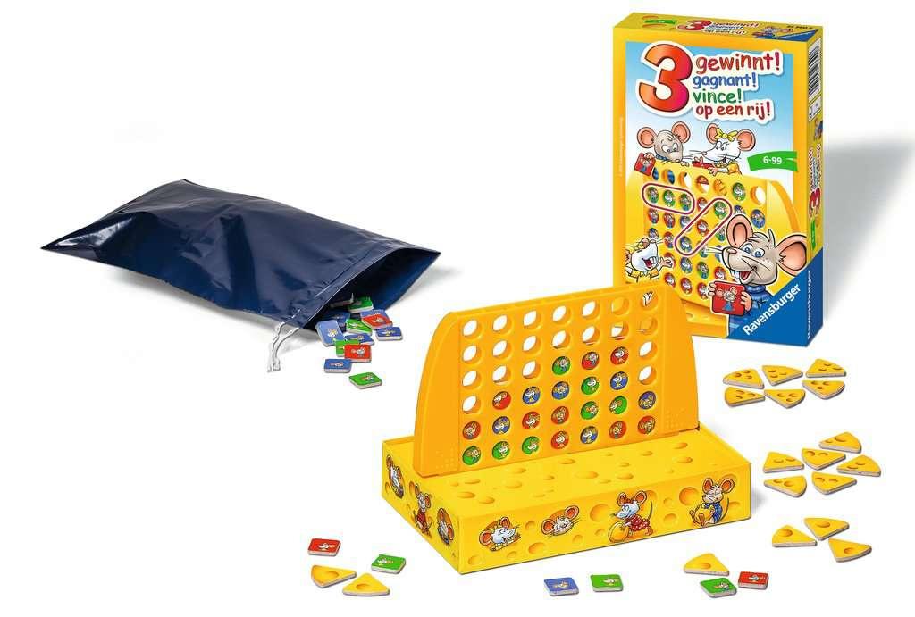 Produktbild Ravensburger Spiel - Mitbringspiel 3 gewinnt! 2 von 5