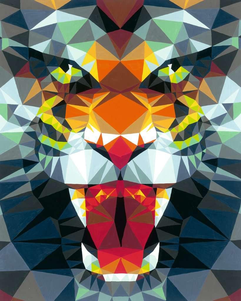 Produktbild Ravensburger Beschäftigung - CreArt - Malen nach Zahlen 23514 – Polygon Tiger 6 von 10