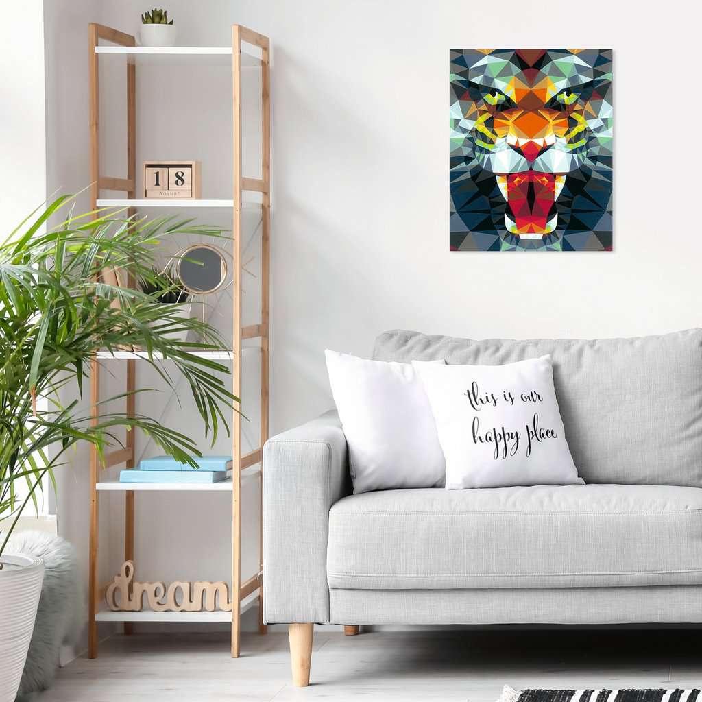 Produktbild Ravensburger Beschäftigung - CreArt - Malen nach Zahlen 23514 – Polygon Tiger 8 von 10